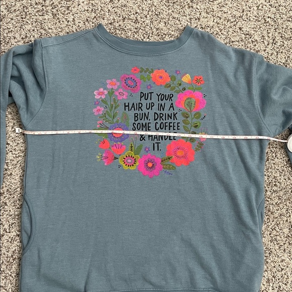 Natural Life Blue Sweater - Picture 4 of 6